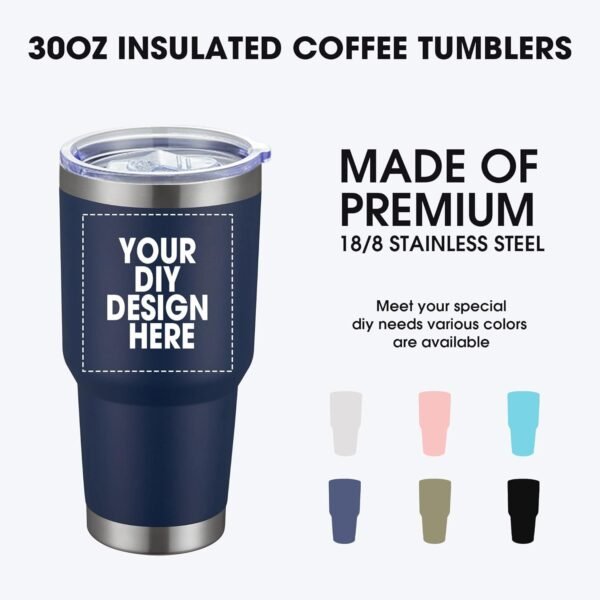 30 oz Stainless Steel Tumbler - Image 4