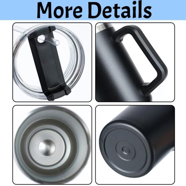 40 oz Stainless Steel Tumbler with Handle - Image 6